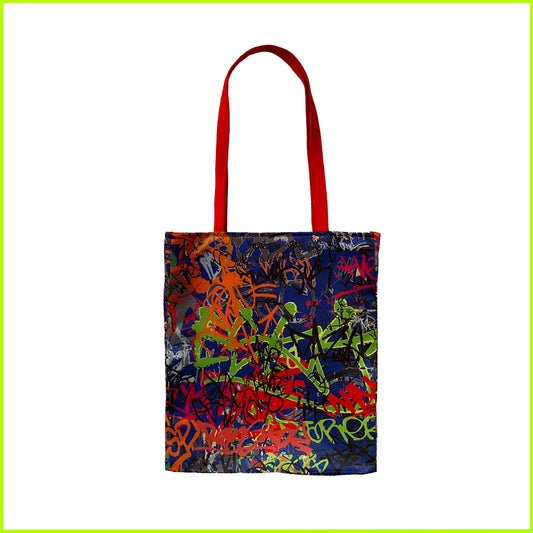 Maxi Printed Tote Bag "Rossa" con fodera interna